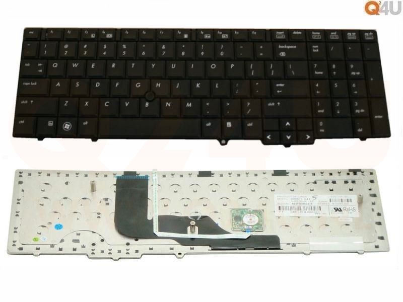 HP ProBook 6550b 6540b 6545b series laptop toetsenbord, US - zwart - met pointer