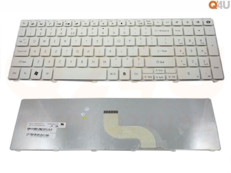 Packard Bell EasyNote LM81 TM85 TM94 TK85 series laptop toetsenbord, US - wit