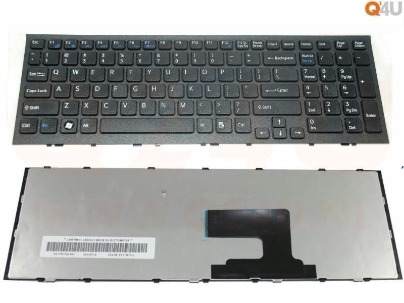 Sonu Vaio VPC-EH series laptop toetsenbord, US - zwart