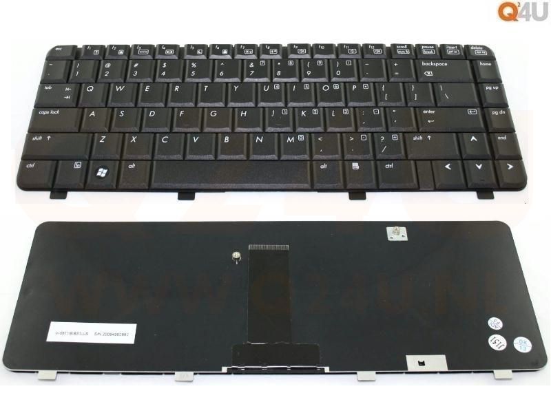Compaq - HP 530 500 510 520 615 series laptop toetsenbord, US - zwart