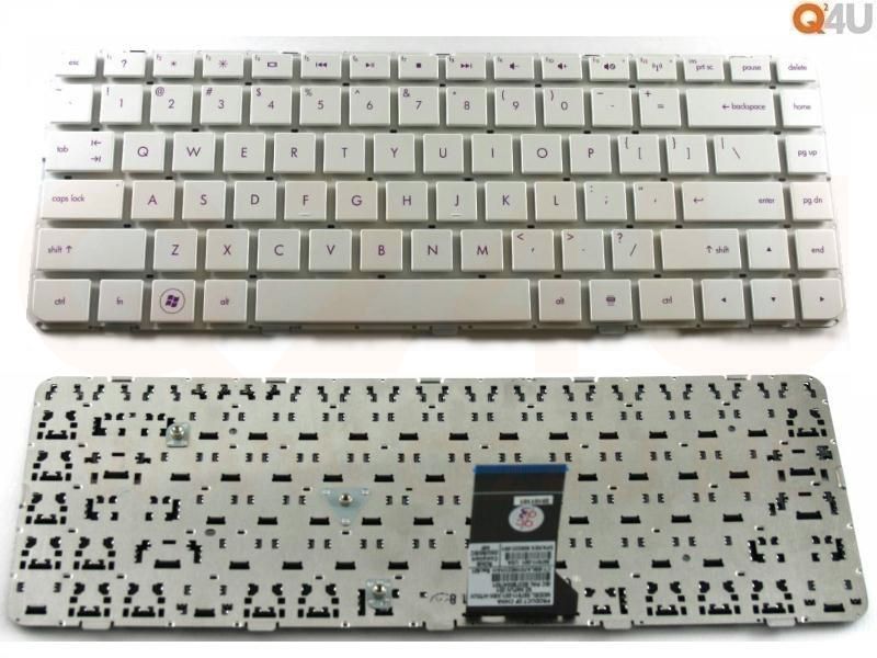 HP Pavilion DM4-1000 DV5-1000 series laptop toetsenbord, US - wit