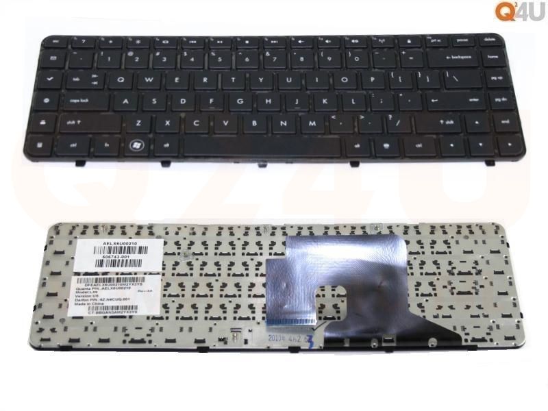 HP Pavilion DV6-3000 series laptop toetsenbord, US - zwart