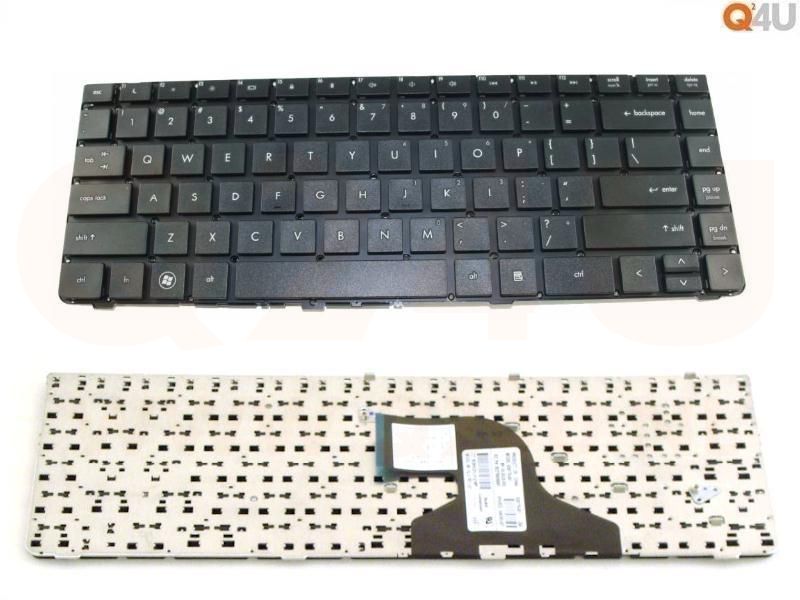 HP Probook 4330s 4331s series laptop toetsenbord, US - zwart - zwart frame