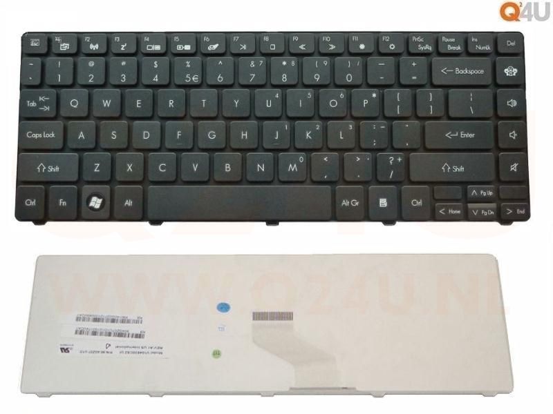 Packard Bell EasyNote NM85 NM86 NM87 series laptop toetsenbord, US - zwart