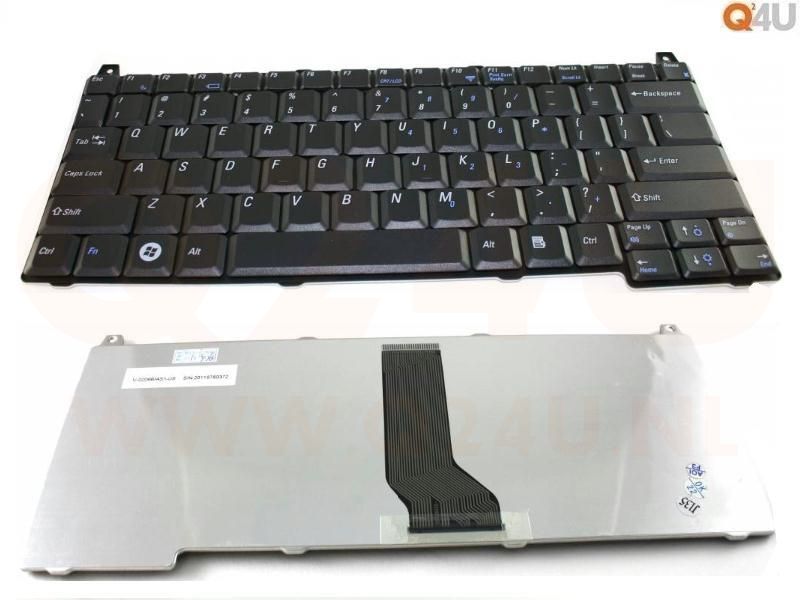 Dell Vostro 1510 1520 1310 1320 series laptop toetsenbord, US - zwart
