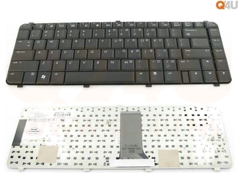Compaq 610 615 HP 610 615 series laptop toetsenbord, US - zwart