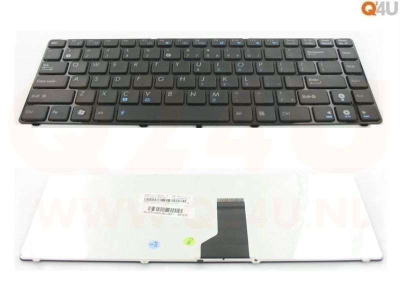 Asus U31 U35 U36 U41 series laptop toetsenbord, US - zwart