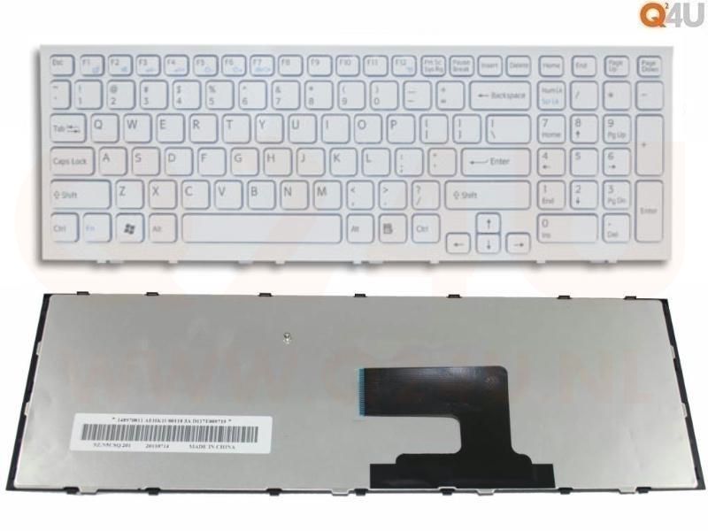 Sonu Vaio VPC-EH series laptop toetsenbord, US - wit