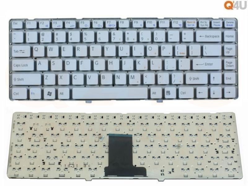 Sony Vaio VPC-EA series laptop toetsenbord, US - wit