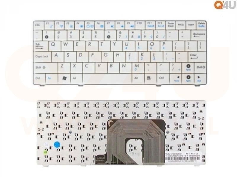 ASUS EEEPC 900HA S101 T91 series laptop toetsenbord, US - wit