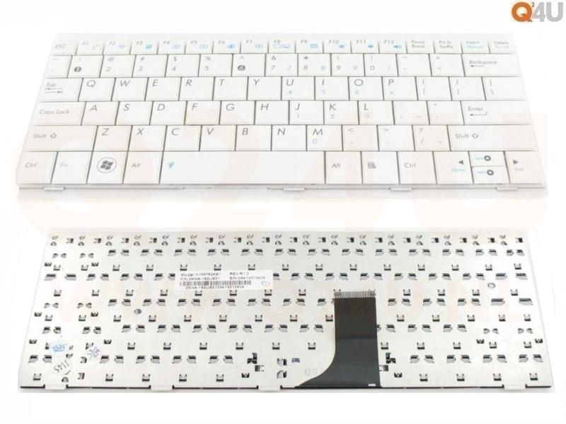 Asus Eee PC 1005HA 1008HA series laptop toetsenbord, US - wit