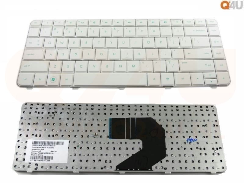Compaq Presario CQ57-200 HP Pavilion G4-1000 series laptop toetsenbord, US - wit