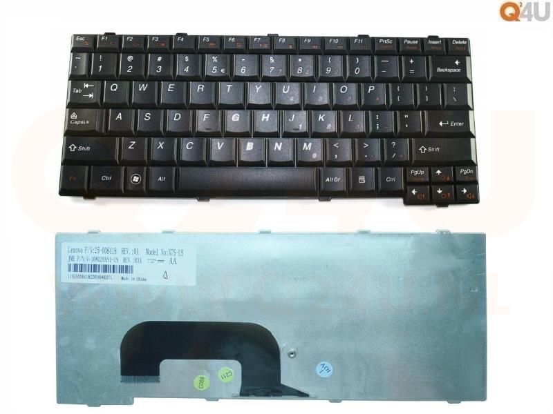 Lenovo IdeaPad S12 series laptop toetsenbord, US - zwart