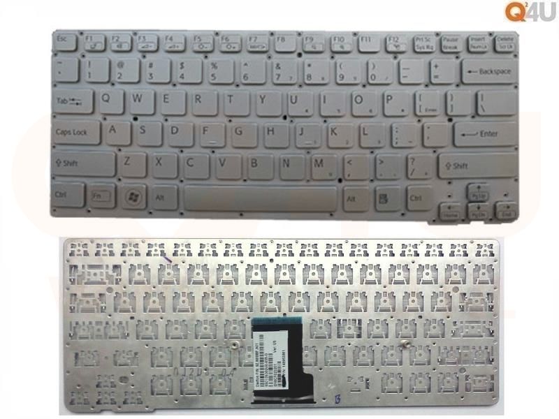 Sony VAIO VPC-CA series laptop toetsenbord, US - wit