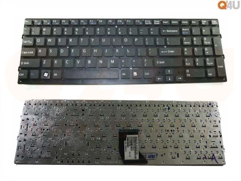 Sony Vaio VPC-CB serie laptop toetsenbord, US - zwart