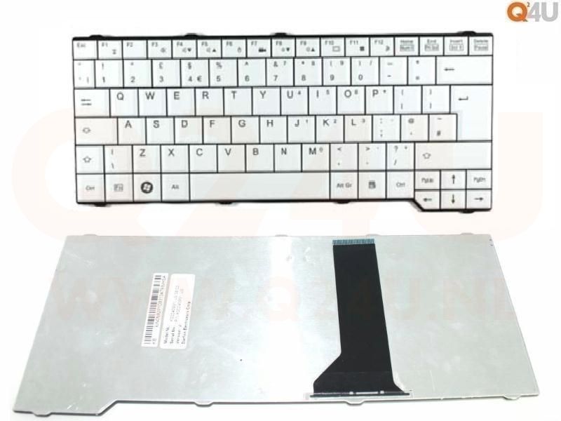 Fujitsu Amilo Li3710 P5710 Esprimo V6505 series laptop toetsenbord, US - wit