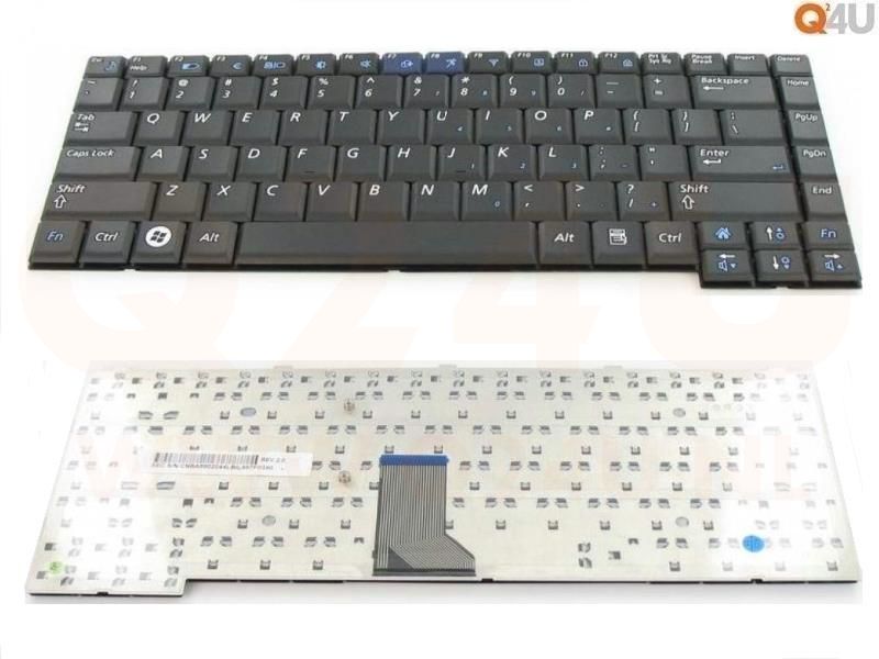 Samsung P510 P560 series laptop toetsenbord, US - zwart
