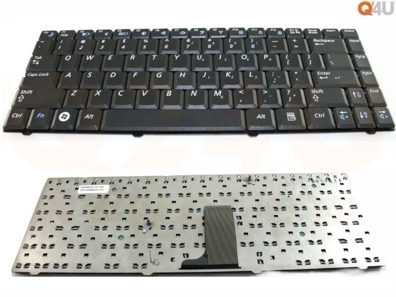 Samsung NP-R518 NP-R519 series laptop toetsenbord, US - zwart