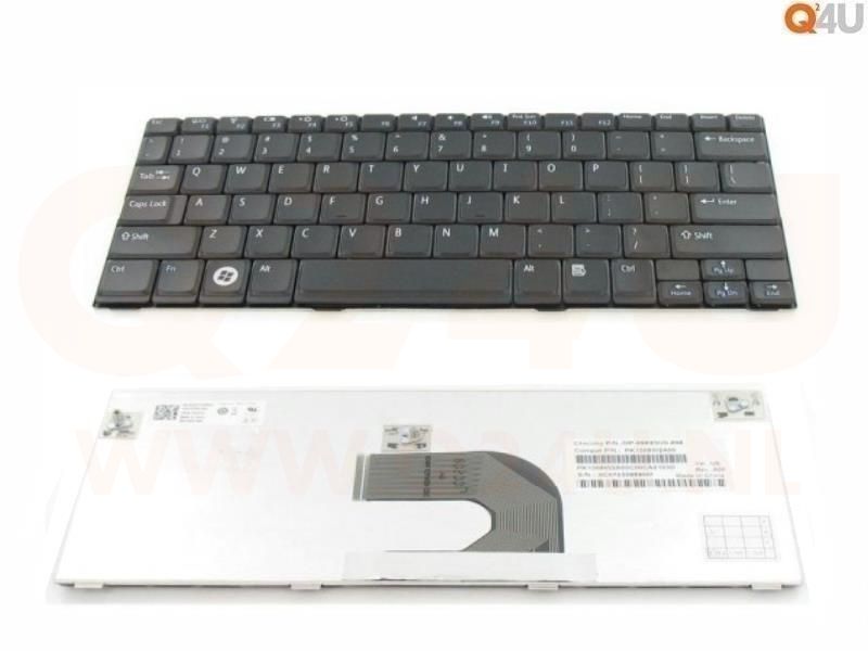 Dell Inspiron Mini 1012 1018 series laptop toetsenbord, US - zwart