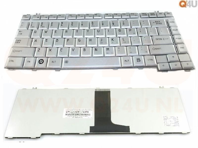 Toshiba Portege M900 Satellite U500 series  laptop toetsenbord, US - zilver