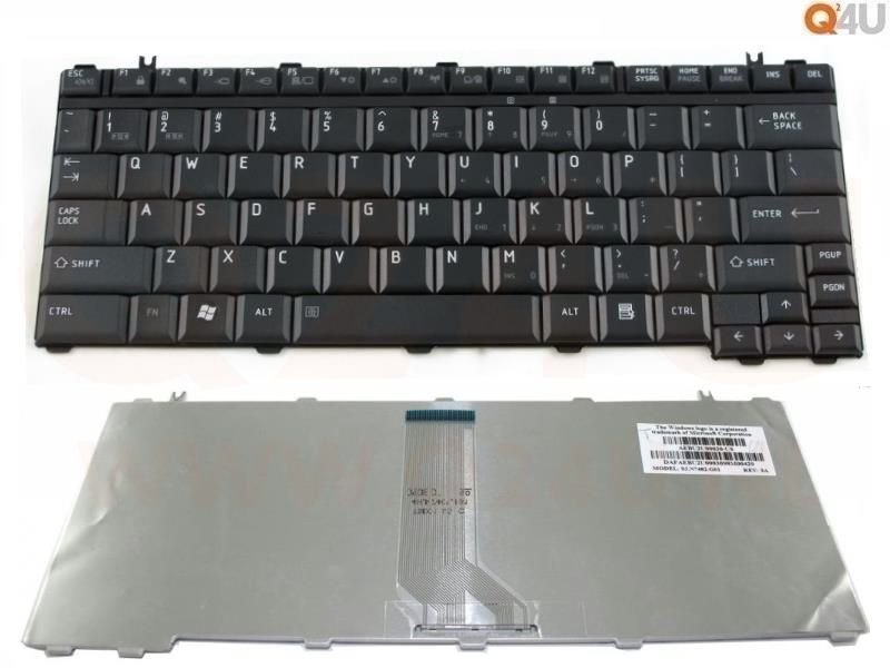 Toshiba Satellite M800 Pro U400 series laptop toetsenbord, US - zwart