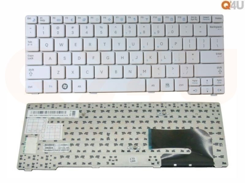 Samsung N145 N150 series laptop toetsenbord, US - wit