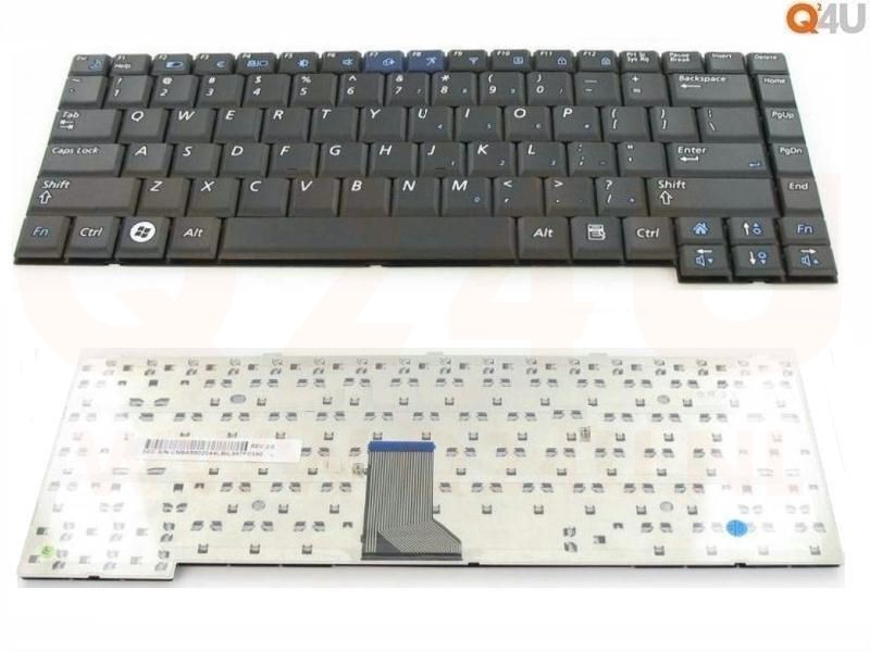Samsung R403 R408 R410 R453 R458 R460 series laptop toetsenbord, US - zwart