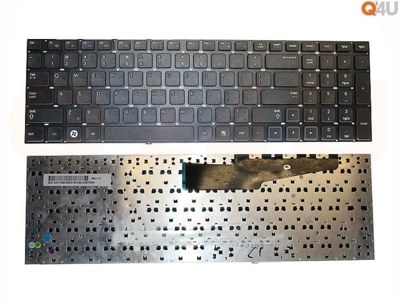 Samsung NP300E7A series laptop toetsenbord, US - zwart