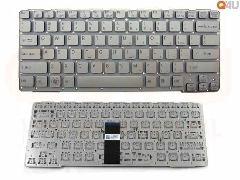 Sony Vaio SVE14A Series laptop toetsenbord, US - zilver