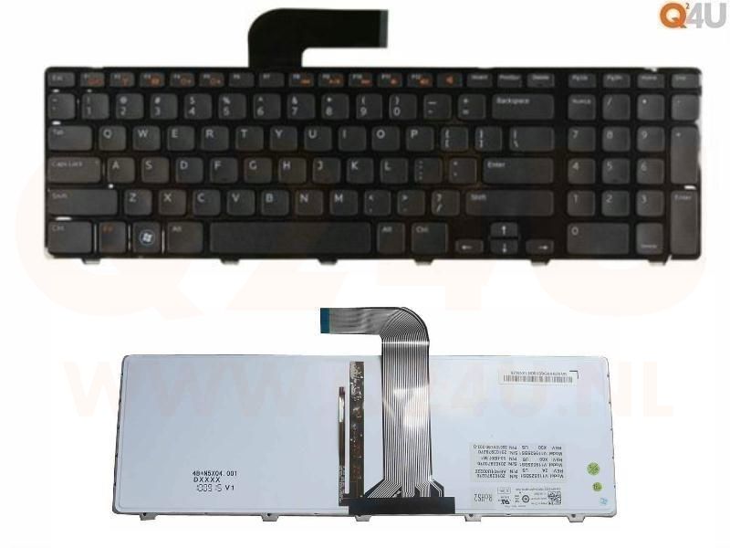 Dell Inspiron N7110 17R Vostro 3750 XPS17  series laptop toetsenbord, US - zwart - met licht