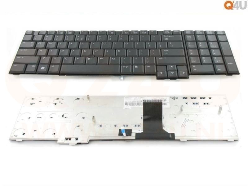 HP EliteBook 8730w EliteBook  laptop toetsenbord, US - zwart - met pointer
