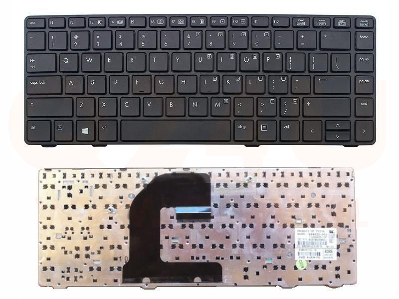 HP ProBook 6470b series laptop toetsenbord, US - zwart