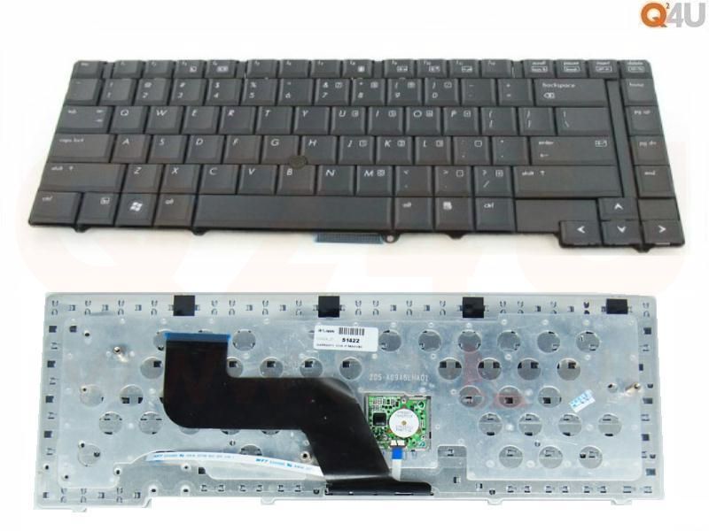 HP ProBook 6450b 6440b 6445b 6455b series laptop toetsenbord, US - zwart - met pointer