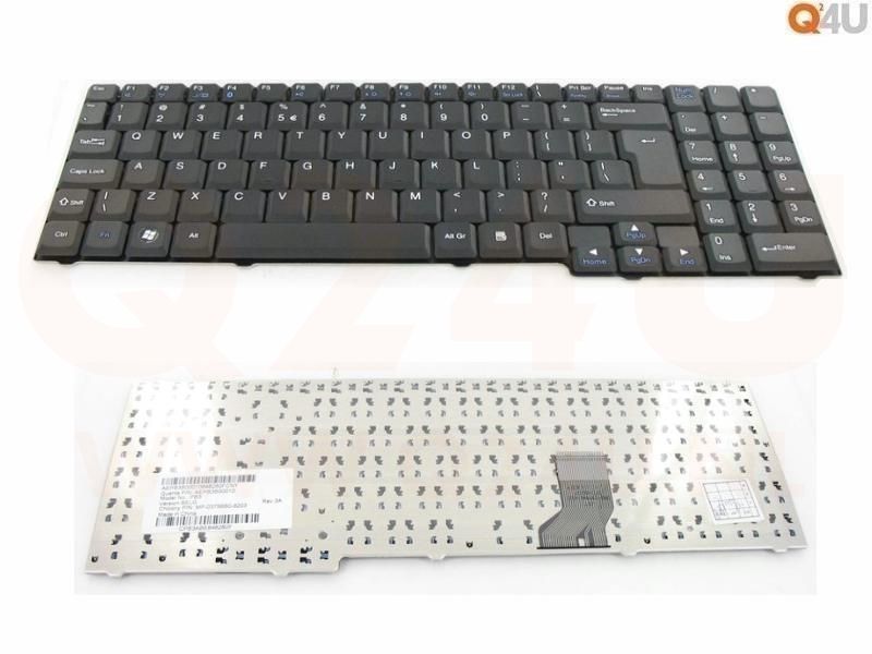 Packard Bell EasyNote SB6 SB885 SB88 SB89 series Minos GM GP laptop toetsenbord, US - zwart