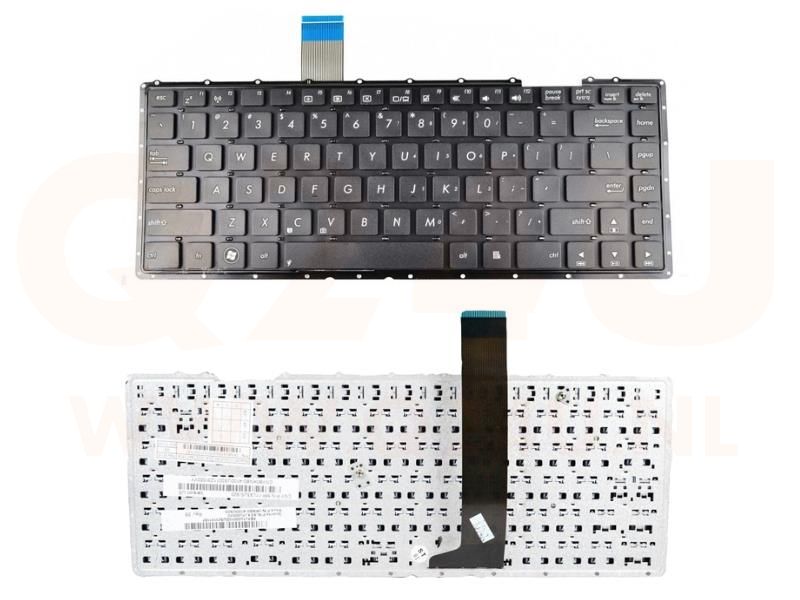 Asus X401 X401A X401U series laptop toetsenbord, US - zwart