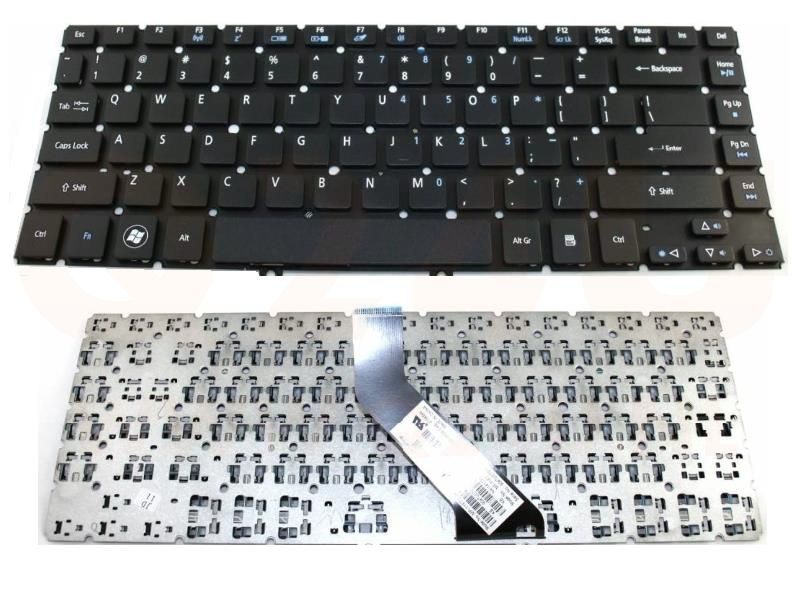 Acer Aspire M5-481 V5-431 V5-471 series laptop toetsenbord, US - zwart - zonder licht