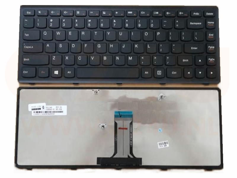 Lenovo G400AS G400S G400AT G400AM G405S S410P series laptop toetsenbord, US - zwart