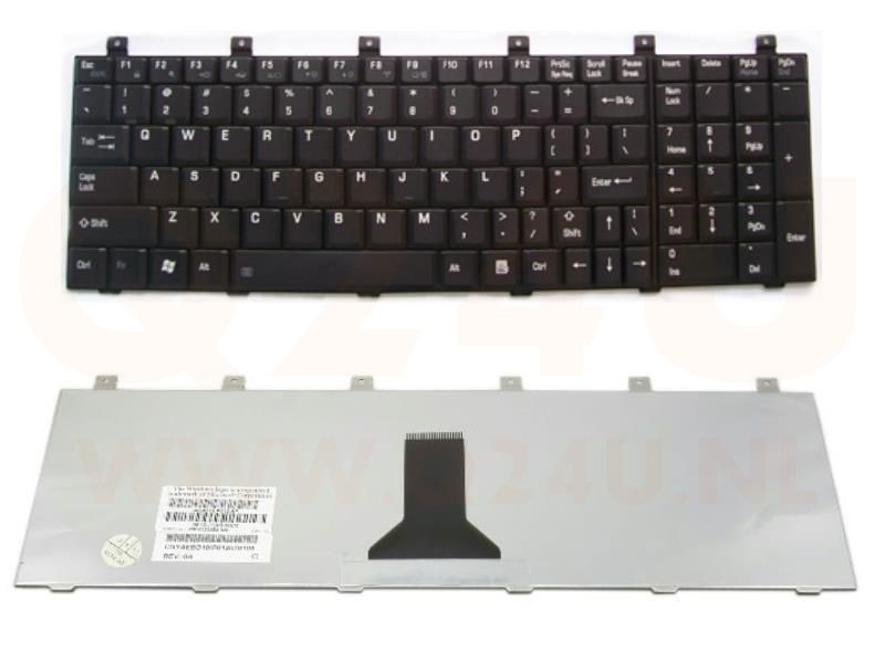 Toshiba Satellite M60 P100 series toetsenbord, US - zwart
