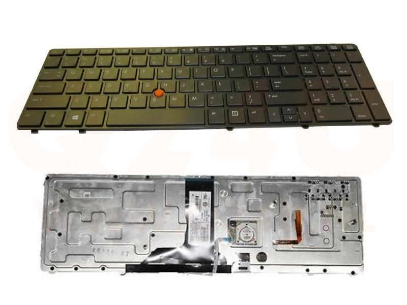 HP EliteBook 8760P 8760W 8770W laptop toetsenbord, US - zwart - met licht