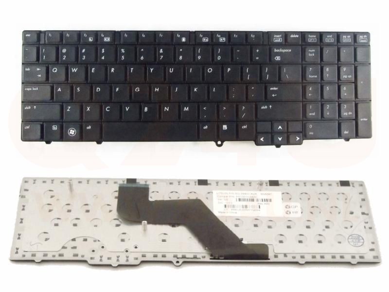 HP EliteBook 8540p 8540w series laptop toetsenbord, US - zwart - zonder pointer