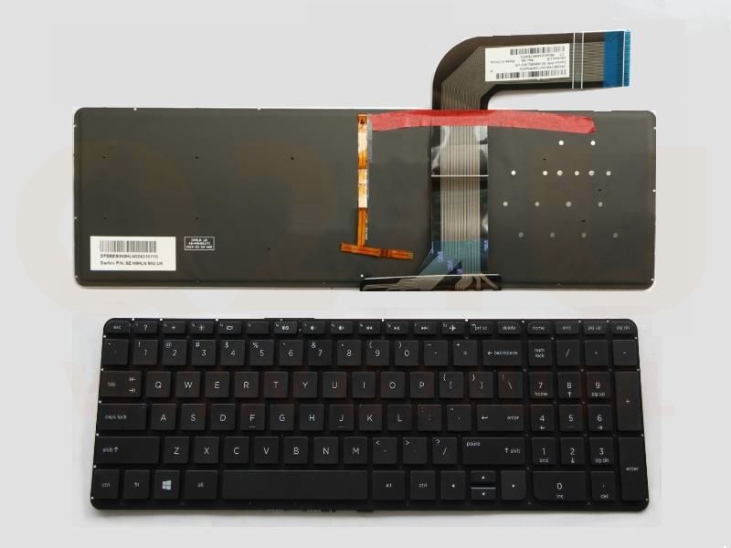 HP Pavilion 15-p series toetsenbord, US - zwart - met licht