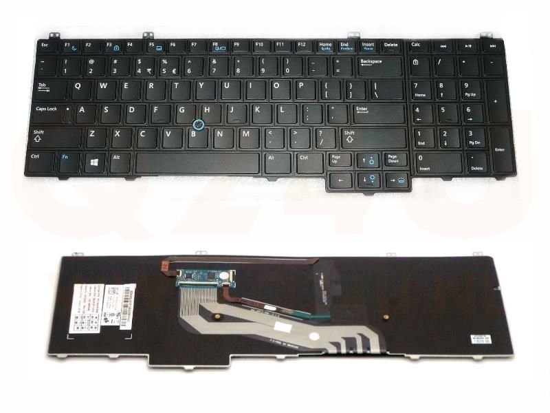 Dell Latitude E5540 series laptop toetsenbord, US - zwart - met licht