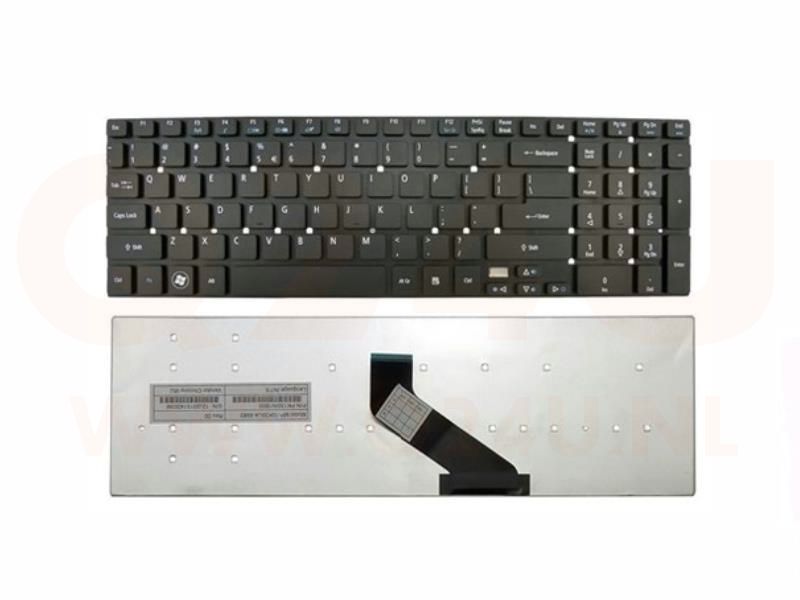 Acer Aspire 5755 series laptop toetsenbord, US - zwart