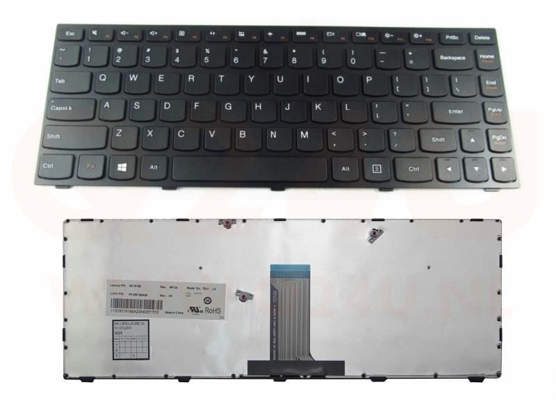 Lenovo IdeaPad G40-70 series laptop toetsenbord, US - zwart - zonder licht