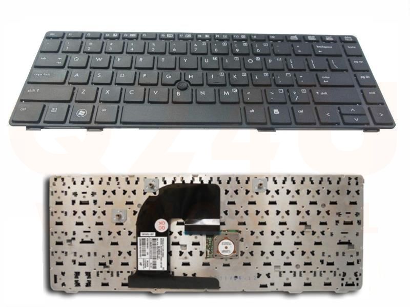 HP EliteBook 8460P 8460W ProBook 6460B laptop toetsenbord, US - zwart - met pointer
