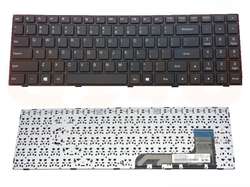 LENOVO IdeaPad 100-15IBY series laptop toetsenbord, US - zwart