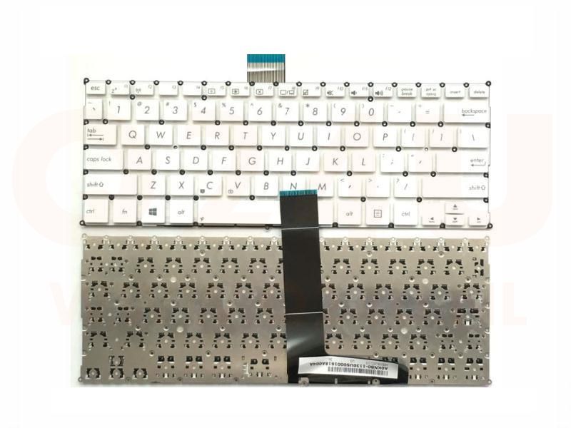 Asus F200 X200 series laptop toetsenbord, US - wit