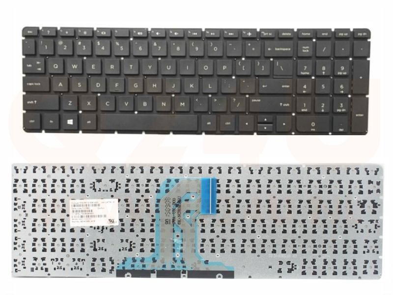HP 15-AC 15-AF 15T-AC 15Z-AF 250 255 256 G4 laptop toetsenbord, US - zwart