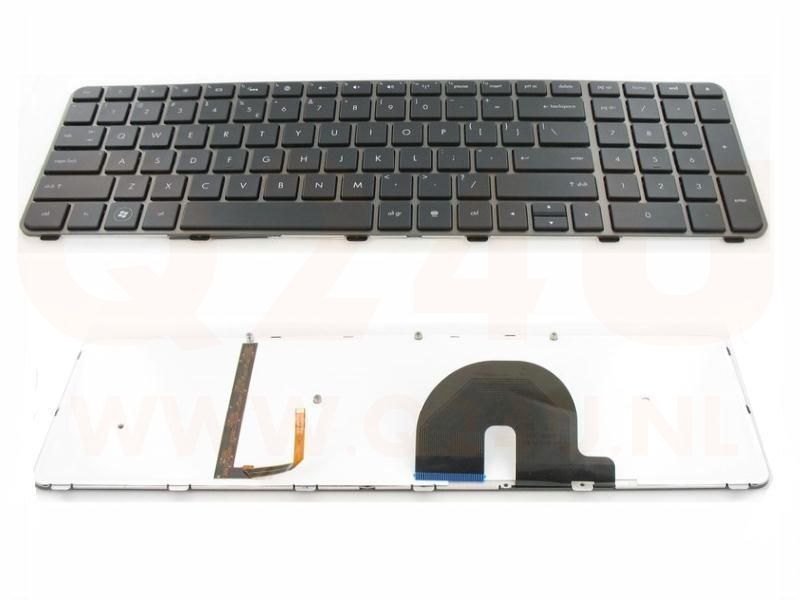 HP ENVY HP ENVY 15-3000 17-1000 17-2000 laptop toetsenbord, US - zwart - met licht