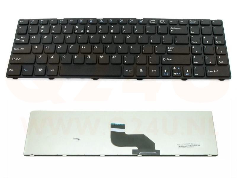 Medion Akoya E6222 E6227 E7221 E7222 series Laptop toetsenbord, US - zwart
